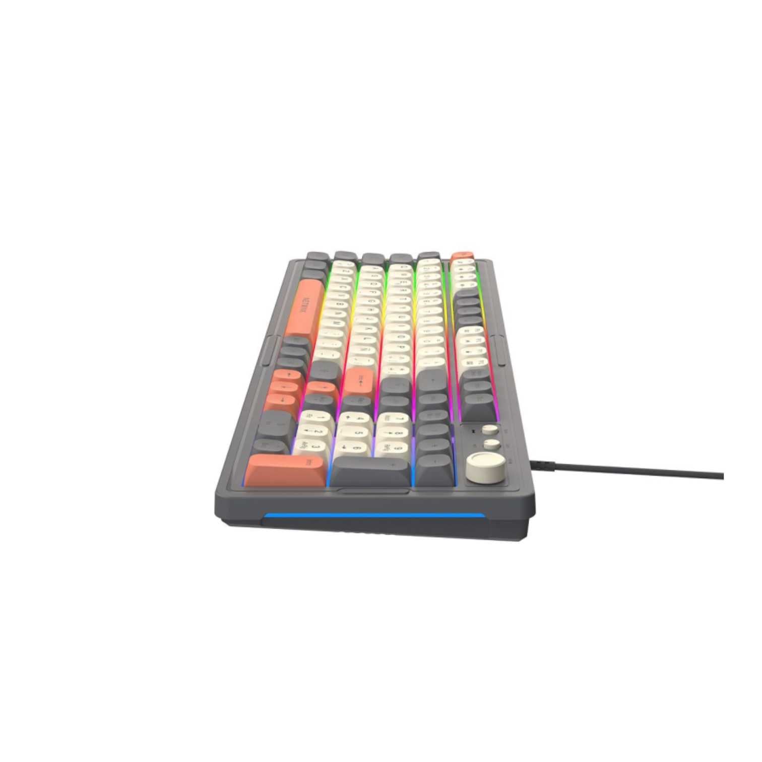 Teclado PC USB Retroiluminado Estilo Minimalista Netmak NM-TM32