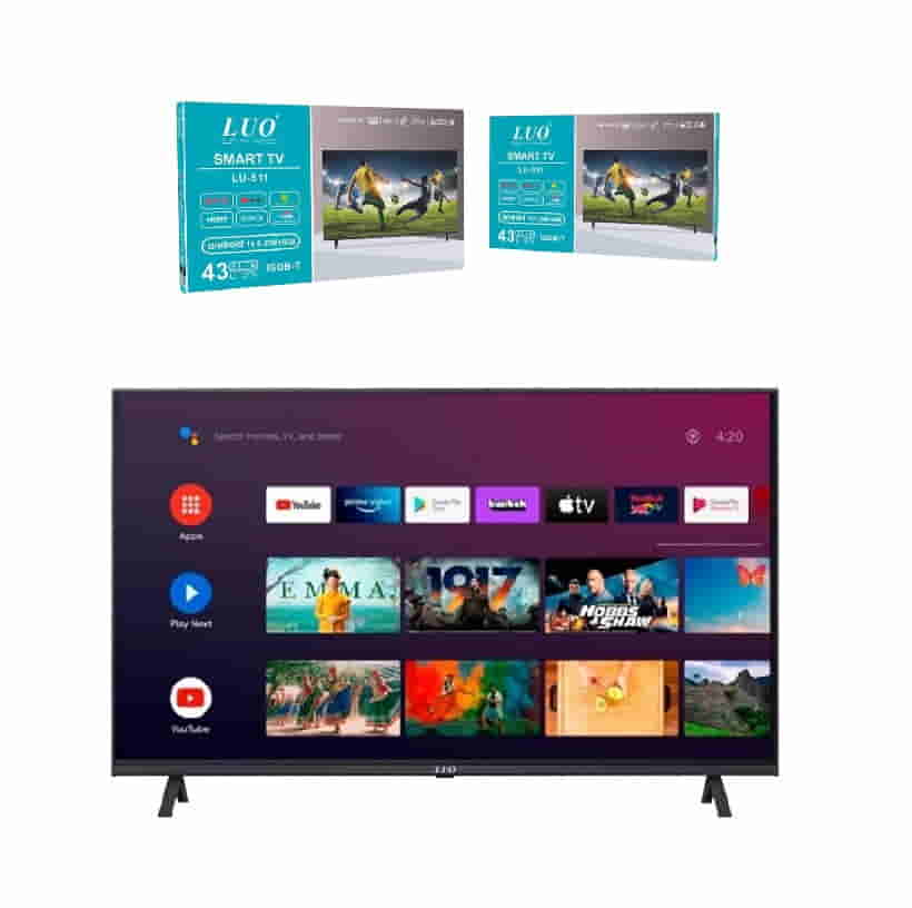 SMART TV 43" SLIM FULL HD ANDROID 14.0 LUO LU-511