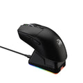 Mouse Gamer Inalámbrico Tri-Modo Netmak NM-GM62 con Base de Carga y RGB
