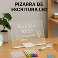 Pizarra Mágica Neón de Acrílico con Luz LED 30x20 cm DIY3020