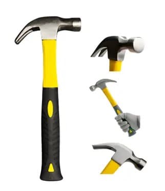 MARTILLO DE ACERO CON MANGO ERGONOMICO