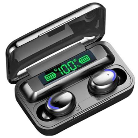 AURICULAR INALAMBRICO BLUETOOTH + POWER BANK BTH-F9-5 - AURIF95