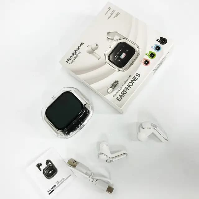 Auriculares Inalámbricos Bluetooth con Pantalla Táctil Touch Aura21 ANC+ENC