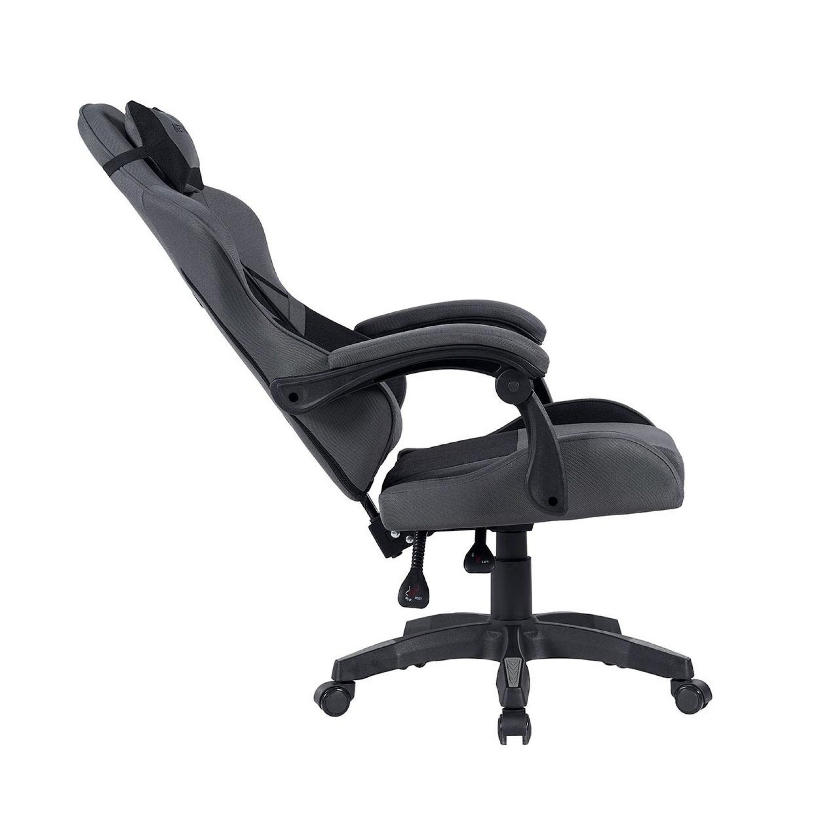 SILLON SILLA GAMER TELA NETMAK NM-SG902 NEGRO + GRIS