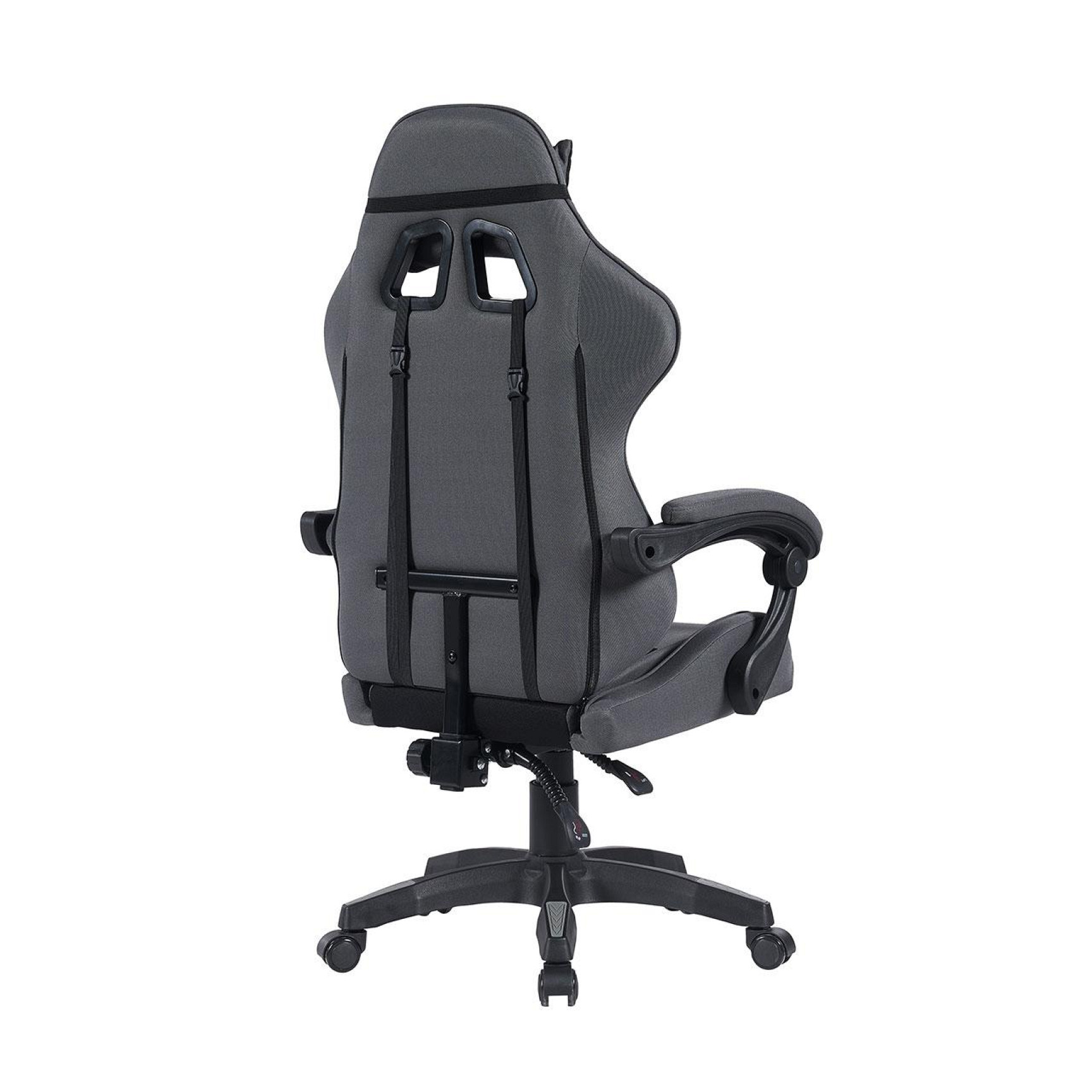 SILLON SILLA GAMER TELA NETMAK NM-SG902 NEGRO + GRIS